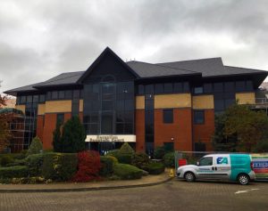 Fountain Court with new roof